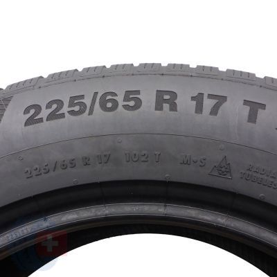 8. 225 65 17 4x CONTINENTAL 225/65 R17 102T WinterContact TS850P SUV Winterreifen 2015 5,8-6,2mm