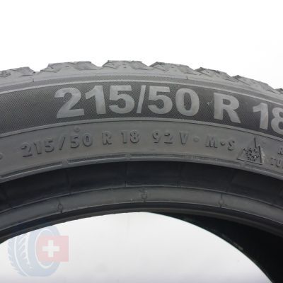 6.  215 50 18 2x SEMPERIT 215/50 R18 92V Speed-Grip 5 Winterreifen 2024/25 7,2-7mm WIE NEU 