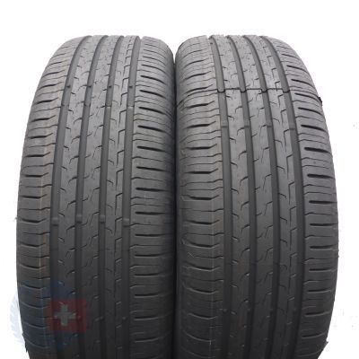 3. 215 65 17 4x CONTINENTAL 99H EcoContact 6 A0 Sommerreifen 2019 VOLL WIE NEU