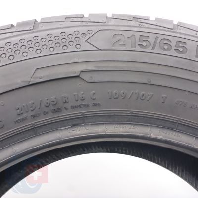 4. 215 65 16C 1x CONTINENTAL 215/65 R16C 109/107T ContiVanContact 100 Sommerreifen  2022 8mm 