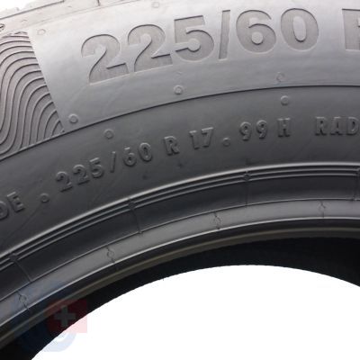 6. 225 60 17 2x CONTINENTAL 225/60 R17 99H ContiPremiumContact 5 SUV Sommerreifen 2017/19 VOLL WIE NEU