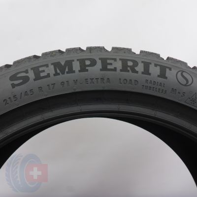6. 215 45 17 4x SEMPERIT 215/45 R17 91V XL Speed-Grip5 Winterreifen 2023, 2024 6,8-7,8mm