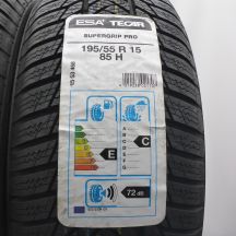 3.  195 55 15 4x ESA TECAR 195/55 R15 85H SuperGrip Pro Winterreifen 2019 Ungebraucht  