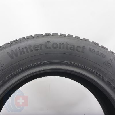 6. 185 65 15 2x CONTINENTAL185/65 R15 88T WinterContact TS 870 Winterreifen 2021 8,2mm
