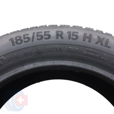 5. 2 x CONTINENTAL 185/55 R15 86H XL AllSeasonContact Ganzjahresreifen 2019 WIE NEU VOLL