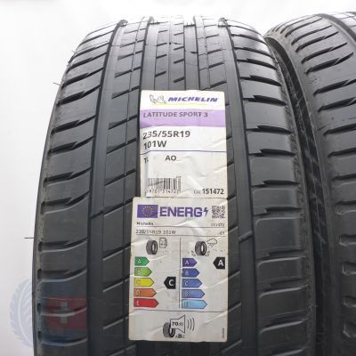 2.  235 55 19 2x MICHELIN  235/55 R19 101W Latitude Sport 3 A0 Sommerreifen 2021 Ungebraucht   