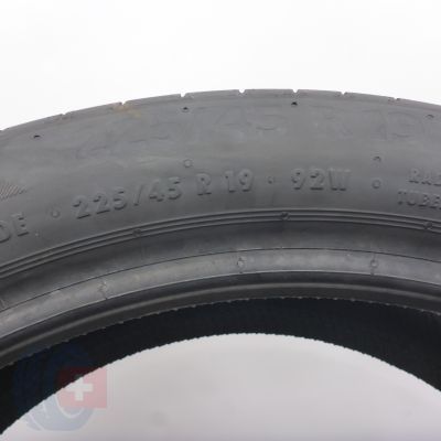 7.  225 45 19 2x CONTINENTAL 225/45 R19 92W PremiumContact 6 RFT BMW Sommerreifen 2023 VOLL WIE NEU 