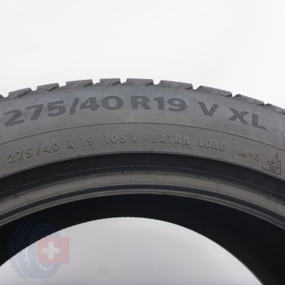 3. 275 40 19 1x CONTINENTAL 275/40 R19 105V XL WinterContact TS 860 S RFT Winterreifen 2022 6,8mm 