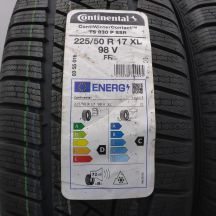 4. 225/50 R17 4x CONTINENTAL 98V ContiWinterContact TS830P RunFlat Winterreifen 2023 WIE NEU VOLL