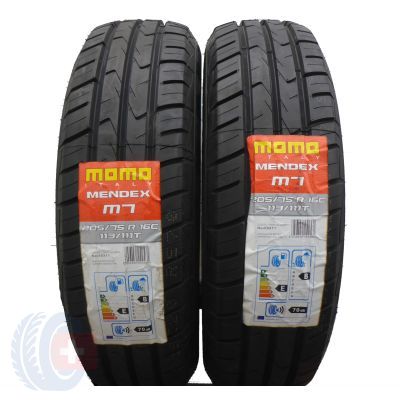 4. 4 x MOMO 205/75 R16C 113/111R Mendex M-7 Sommerreifen 2015 VOLL WIE NEU