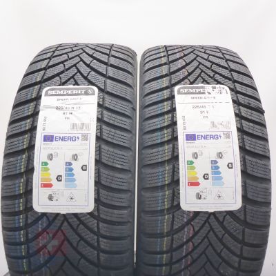 3. 225 45 17 4x SEMPERIT 225/45 R17 91H Speed-Grip 5 Winterreifen 2025 VOLL WIE NEU 