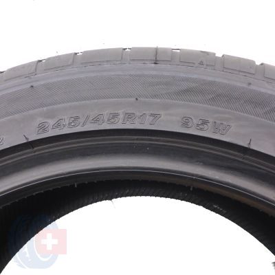 4. 245 45 17 2x BRIDGESTONE 245/45 R17 95W Potenza S001 Sommerreifen 2017 WIE NEU 7.2mm