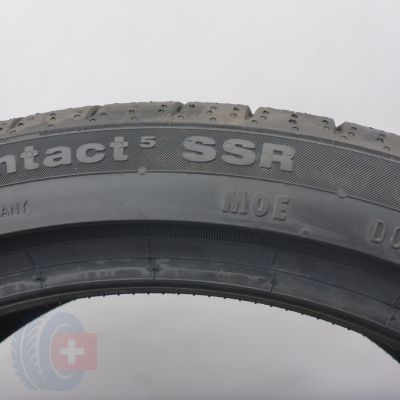 7. 225 40 18 2x CONTINENTAL 225/40 R18 92W XL ContiSportContact5 RunFlat Sommerreifen 2018 WIE NEU VOLL