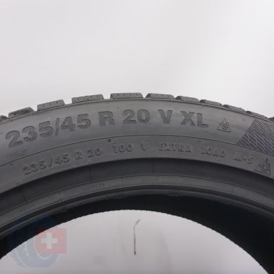6. 235 45 20 4x CONTINENTAL 235/45 R20 100V XL WinterContact TS 850 P SUV SEAL Winterreifen 2020 Ungebraucht  