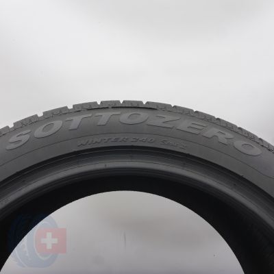 7. 255 45 19 2x PIRELLI 255/45 R19 100V Sottozero Winter 240 Serie II NO Winterreifen 2024 6,5-6,9mm