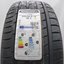 245 45 18 1x CONTINENTAL 245/45 R18 96Y ContiSportContact 3 BMW RFT Sommerreifen 2022 Ungebraucht  