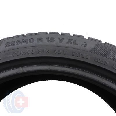 3. 225 40 18 1x CONTINENTAL 225/40 R18 92V XL WinterContact TS850P Winterreifen 2020 WIE NEU 8mm