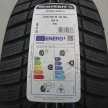4. 225 45 18 4x SEMPERIT 225/45 R18 95V XL Speed-Grip 5 Winterreifen 2025 Ungebraucht  