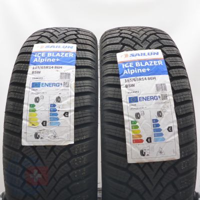 4. 185 65 14 4x SAILUN 185/65 R14 86H Ice Blazer Alpin+ Winterreifen 2025 VOLL WIE NEU 