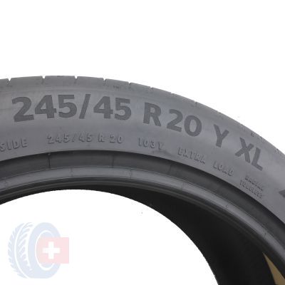6. 2 x CONTINENTAL 245/45 R20 103Y XL PremiumContact 6 A0 Silent Ao Sommerreifen 2019 4.5-5mm
