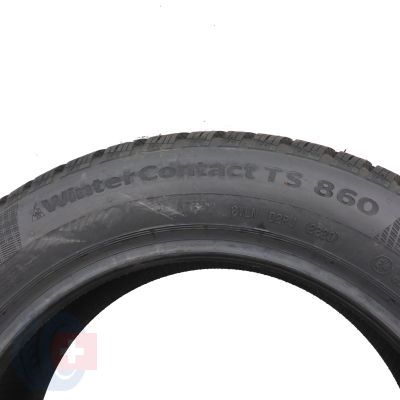 9. 4 x CONTINENTAL 195/55 R15 85H WinterContact TS860 Winterreifen 2020 WIE NEU VOLL