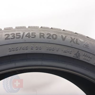 6. 235 45 20 2x CONTINENTAL 235/45 R20 100V XL WinterContact TS 870 P SEAL Winterreifen 2022 7,5-7,2mm 