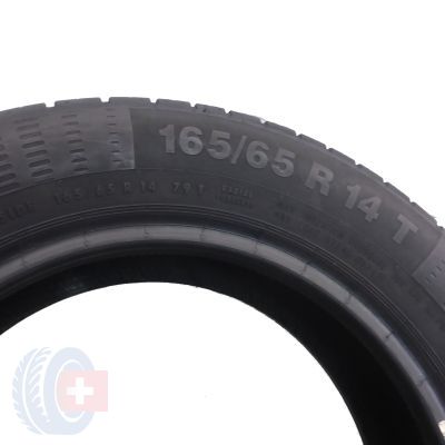 5. 4 x CONTINENTAL 165/65 R14 79T ContiEcoContact 5 Sommerreifen 2018 6-6,5mm