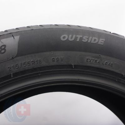 6. 215 55 18 2x MICHELIN 215/55 R18 99V XL Primacy 4 S1 Sommerreifen 2020 6,2-6,5mm