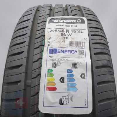 225 45 19 1 x BARUM 225/45 R19 96W XL Bravuris 5 Sommerreifen 2023 VOLL WIE NEU  225 45 19 1 x BARUM 225/45 R19 96W XL Bravuris 5 Sommerreifen 2023 VOLL WIE NEU