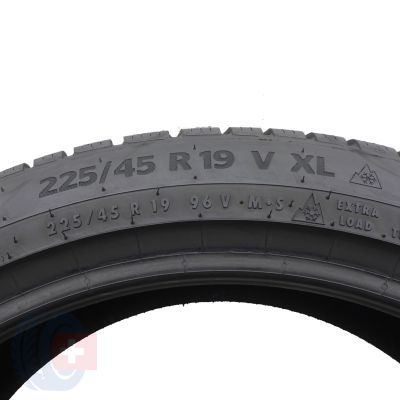 3. 225 45 19 1x CONTINENTAL 225/45 R19 96V XL WinterContact TS870P Winterreifen 2022 8mm