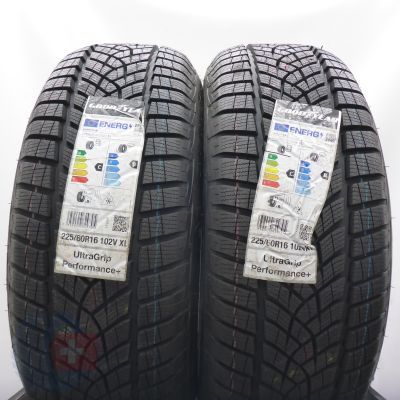 225 60 16 2x GOODYEAR 225/60 R16 102V XL UltraGrip Perf+ Winterreifen 2022 Ungebraucht  