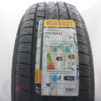 205 55 17 1x PIRELLI 205/55 R17 91V Cinturato P7 BMW Sommerreifen 2021 Ungebraucht  