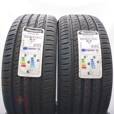 225 45 19 2x BARUM  225/45 R19 96W XL Bravuris 5 HM Soomerreifen 2023 VOLL WIE NEU 