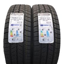 195 65 16C 2x  CONTINENTAL 195/65 R16C 104/102T VanContact Winter Winterreifen 2022 VOLL WIE NEU