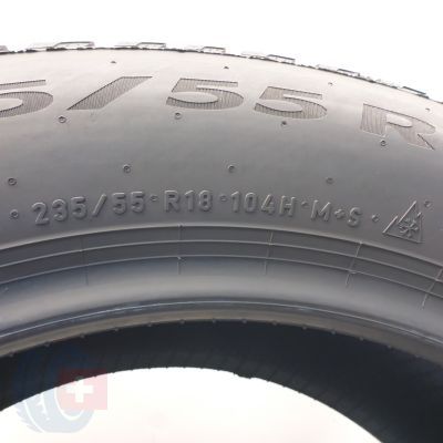 6. 235 55 18 2x PIRELLI 235/55 R18 104H XL Winter Powergy Winterreifen 2024 7,8mm WIE NEU 