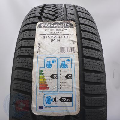  215 55 17 1x CONTINENTAL 215/55 R17 94H XL WinterContact TS850P Winterreifen 2020 Ungebraucht  