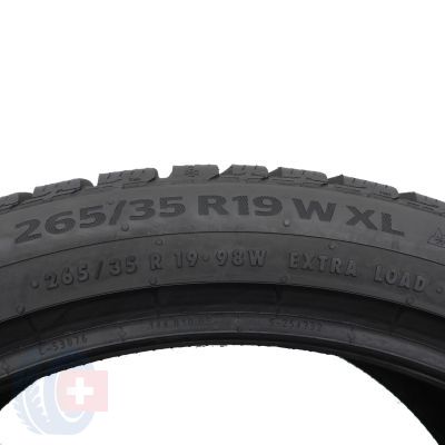 4. 265 35 19 2x CONTINENTAL 265/35 R19 98W XL WinterContact TS860S Winterreifen 2020 6,5-6,8mm