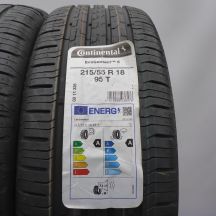 3. 215 55 18 4x CONTINENTAL 215/55 R18 95T EcoContact6 Sommerreifen 2023 WIE NEU VOLL 3. 215 55 18 4x CONTINENTAL 215/55 R18 95T EcoContact6 Sommerreifen 2023 WIE NEU VOLL