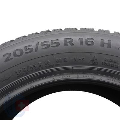 3. 205 55 16 1x CONTINENTAL 205/55 R16 91H WinterContact TS860 Winterreifen 2019 WIE NEU VOLL