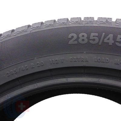 6. 285 45 20 4x CONTINENTAL 285/45 R20 112V XL ContiWinterContact TS830P SUV Winterreifen 6,8-7,2mm 2018