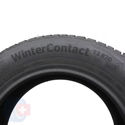 7. 195 65 15 2x CONTINENTAL 195/65 R15 95T XL WinterContact TS870 Winterreifen 2021, 2023 WIE NEU 7,2-7,5mm