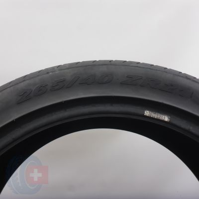 5. 265 40 21 2x PIRELLI 265/40 R21 XL PZero Sommerreifen 2014 4-5,2mm