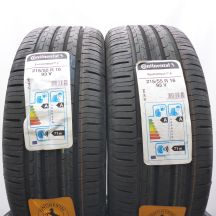  215 55 16 2x CONTINENTAL 215/55 R16 93V EcoContact 6 Sommerreifen 2020 Ungebraucht  