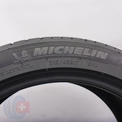 5. 215 45 17 4x MICHELIN 215/45 R17 91W XL Primacy 3 Sommerreifen 2020 6,8-7mm