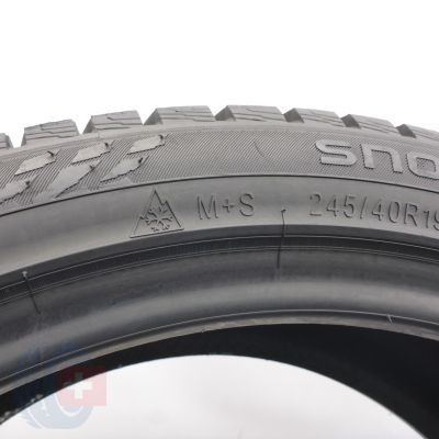 7. 245 40 19 4x NOKIAN 245/40 R19 98V XL Snowproof 1 Winterreifen 2024 8mm WIE NEU 