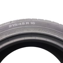 6. 215 45 16 2x CONTINENTAL 215/45 R16 90V XL ContiPremiumContact 2 A0 Sommerreifen 2019  VOLL WIE NEU