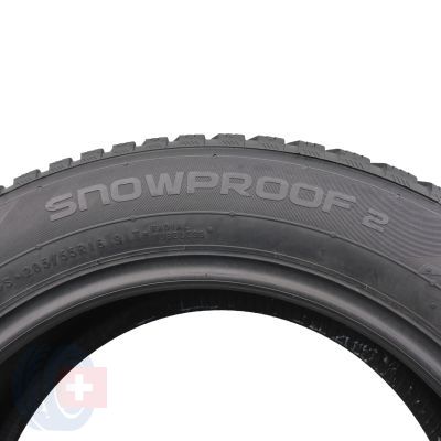 4. 205 55 16 1x NOKIAN 205/55 R16 91T Snowproof 2 Winterreifen 6,9mm 2023 Wie Neu