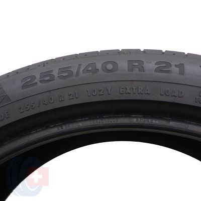 4. 255 40 21 2x CONTINENTAL 255/40 R21 102Y XL ContiSportContact 5 BMW Seal Sommerreifen 6,2mm 2015