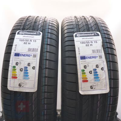 3. 185 55 15 4x CONTINENTAL 185/55 R15 82H UltraContact Sommerreifen 2022 Ungebraucht  