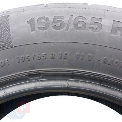 4. 195 65 15 2x CONTINENTAL 195/65 R15 91V ContiPremiumContact 5 Sommerreifen 6,5mm 2018